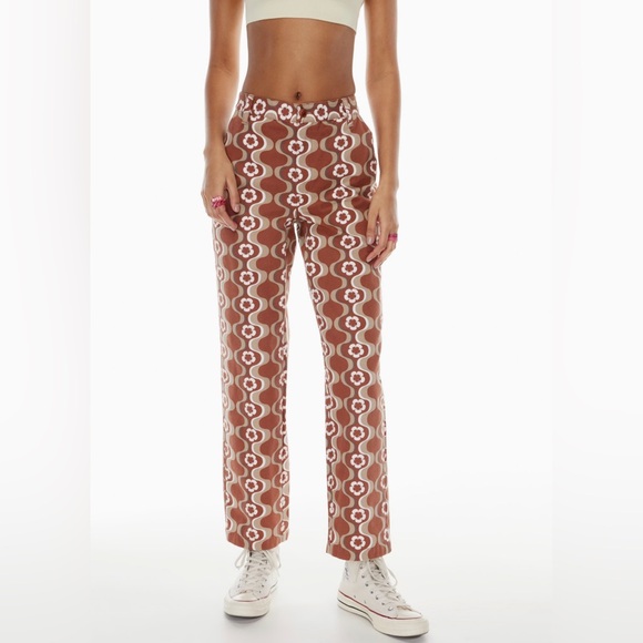 Aritzia SUN•DEH ‘Jaden’ High-Rise Straight-Leg Retro Utility Chino Pant Size 0 - Picture 2 of 13